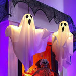 Halloween Ghost Lights Fabric Standing Figure Glowing Spooky Yard Decoration - Image 1