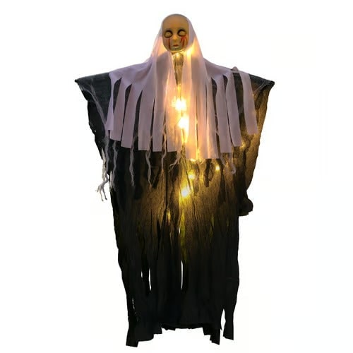 Halloween Ghost Lights Fabric Standing Figure Glowing Spooky Yard Decoration - Image 15