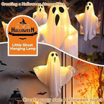 Halloween Ghost Lights Fabric Standing Figure Glowing Spooky Yard Decoration - Image 7
