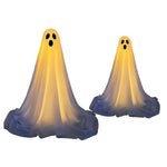 Halloween Ghost Lights Fabric Standing Figures Glowing Spooky Yard Decoration - Image 3