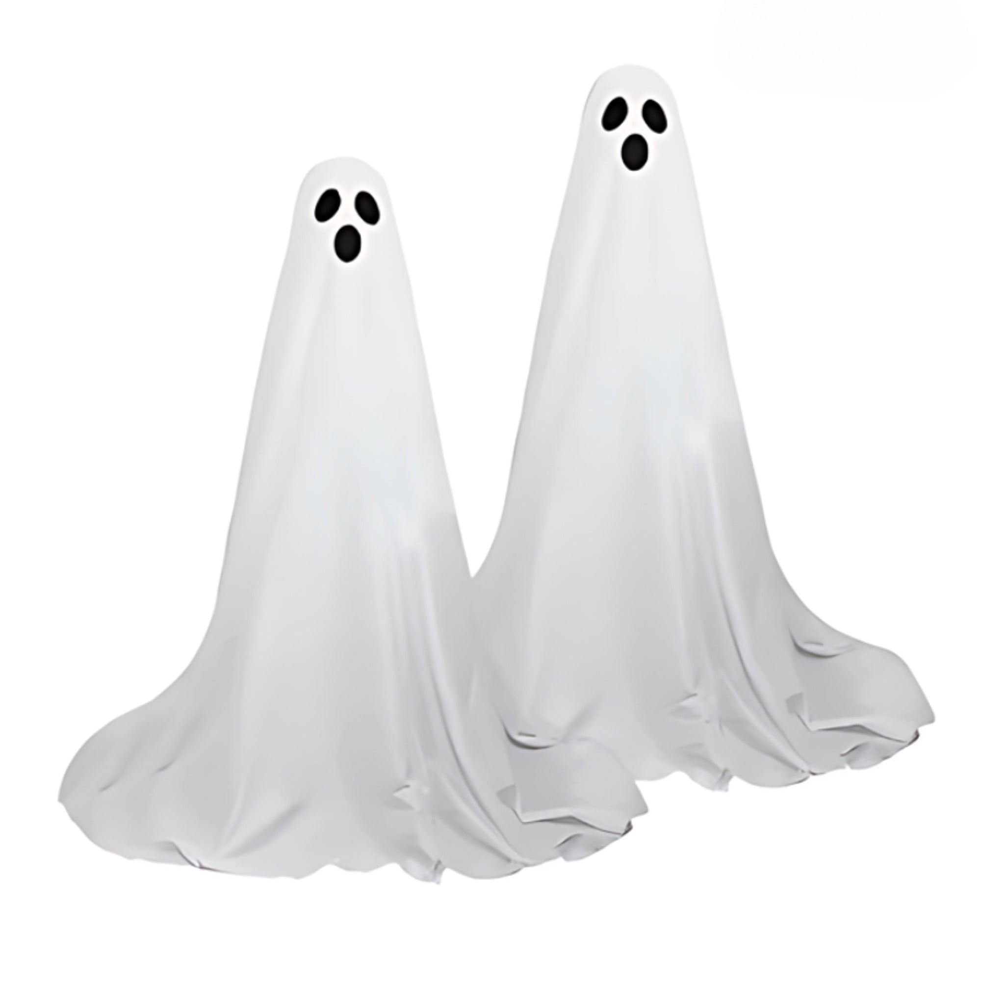 Halloween Ghost Lights Fabric Standing Figures Glowing Spooky Yard Decoration - Image 4