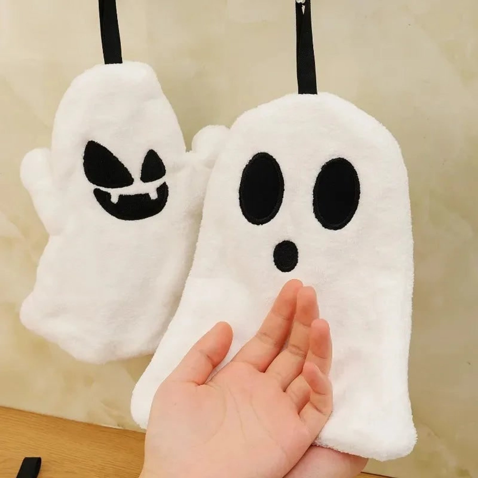 Halloween Hand Towel Ghost With Integrated Hanging Loop Decorative For Kitchen Bathroom And Party Spaces - Image 5