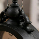 Halloween Lanterns Warm LED Decorative Light With Gothic Design - Metal Frame Detail