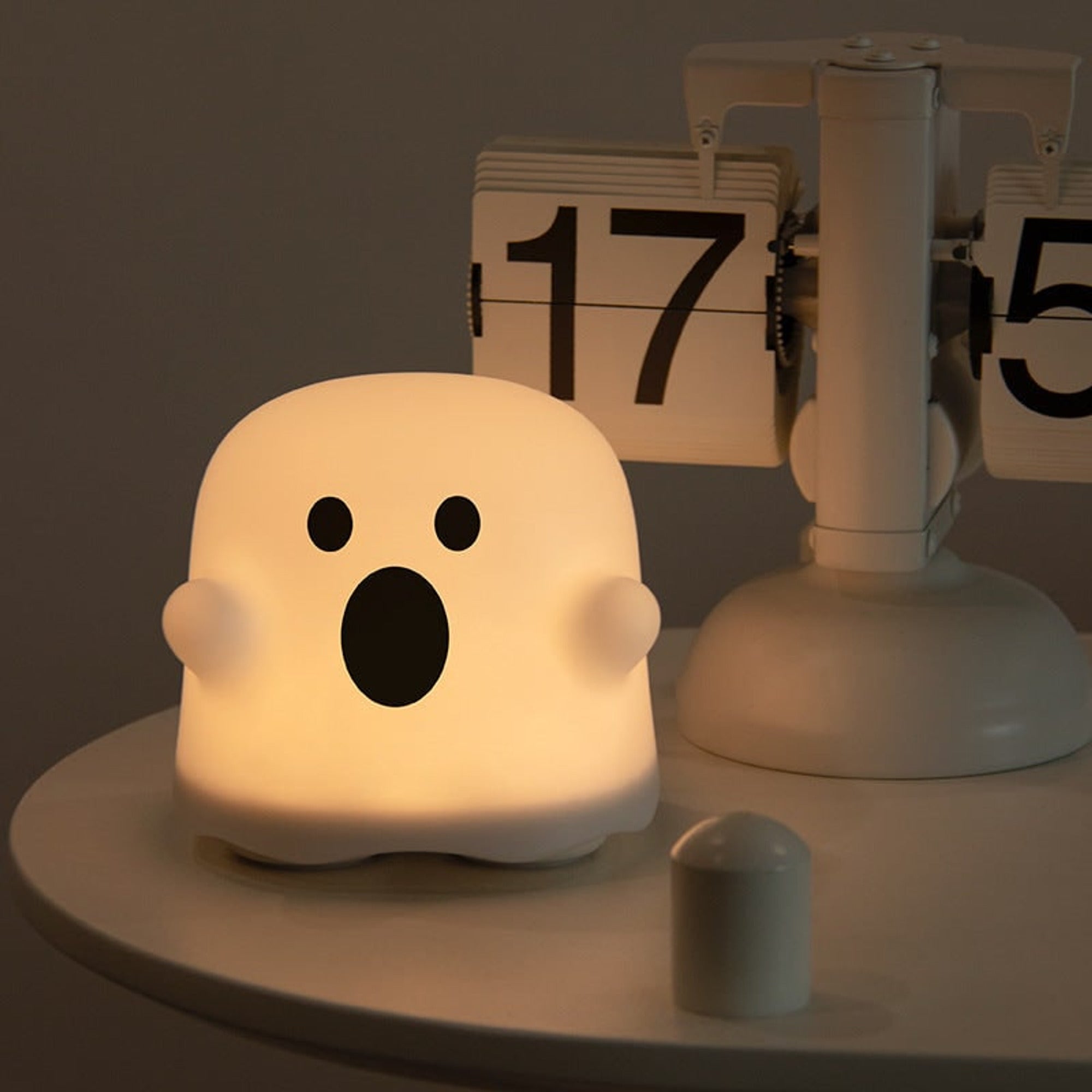 Halloween Lanterns & Candlelight Ghost Silicone Night Light Touch Sensor Warm Bedside - Image 11