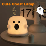 Halloween Lanterns & Candlelight Ghost Silicone Night Light Touch Sensor Warm Bedside - Image 8