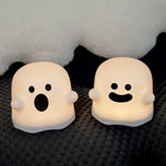 Halloween Lanterns & Candlelight Ghost Silicone Night Light Touch Sensor Warm Bedside - Image 5