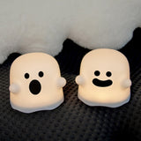 Halloween Lanterns & Candlelight Ghost Silicone Night Light Touch Sensor Warm Bedside - Image 5