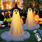 Halloween Lanterns & Candlelight Inflatable Ghost Decoration With LED Lights For Outdoor Party Decor - Image 1