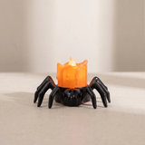 Halloween Lanterns & Candlelight LED Candle With Pumpkin Spider Holder Flickering Flameless Light - Image 1