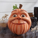 Halloween Lanterns & Candlelight Pumpkin Decorations With Expressive Faces Carving Props Hand-painted Resin Figurines - Image 5