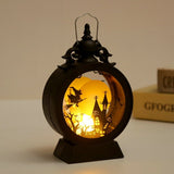 Halloween Lanterns & Candlelight Retro Candle Portable Storm Lantern Decorative Light - Image 4