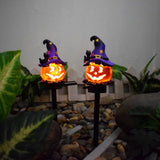 Halloween Lanterns & Candlelight Solar Powered Resin Garden Stake Lights For Outdoor Decorations - Image 9