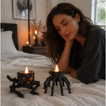 Halloween LED Candle Flameless Bronze Skull Hand Night Light Decoration - Image 14