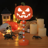 Halloween LED Lights Decorations Ghost Pumpkin Table Decor Party Themed - Image 6