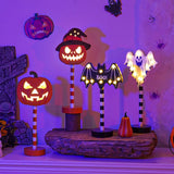 Halloween LED Lights Decorations Ghost Pumpkin Table Decor Party Themed - Image 11