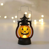 Halloween Light Battery-Operated Halloween Lantern Light With LED Glow Haunted House Candle Lamp Design And Softly Glowing Face For Halloween Decor - Image 6