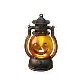 Halloween Light Battery-Operated Halloween Lantern Light With LED Glow Haunted House Candle Lamp Design And Softly Glowing Face For Halloween Decor - Image 4