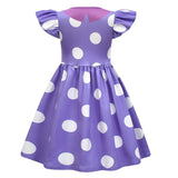 Halloween Princess For Featuring A Polka Dot Pattern And Flutter Sleeves With Soft Durable Fabric For Magical Character Transformation - Image 4