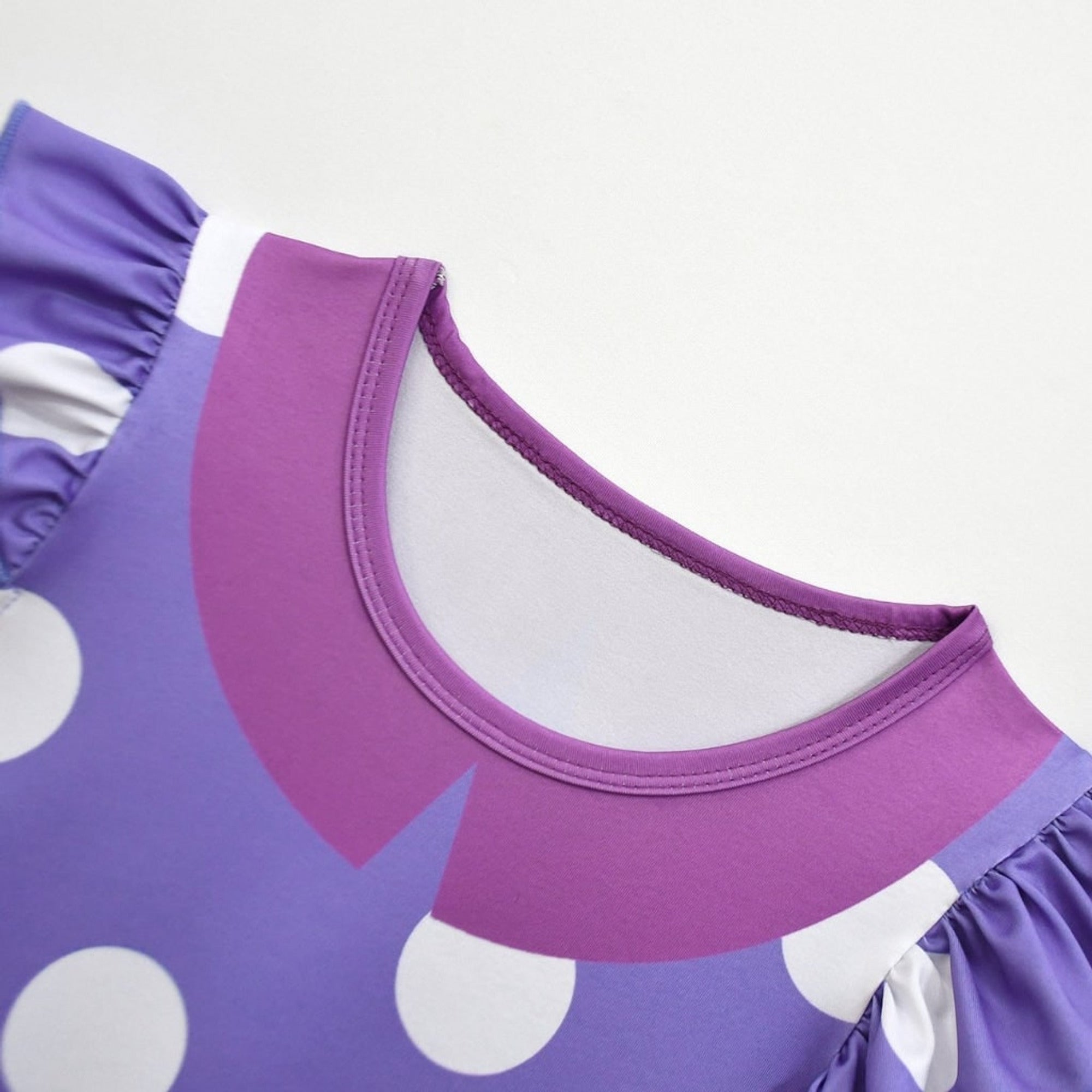 Halloween Princess For Featuring A Polka Dot Pattern And Flutter Sleeves With Soft Durable Fabric For Magical Character Transformation - Image 5