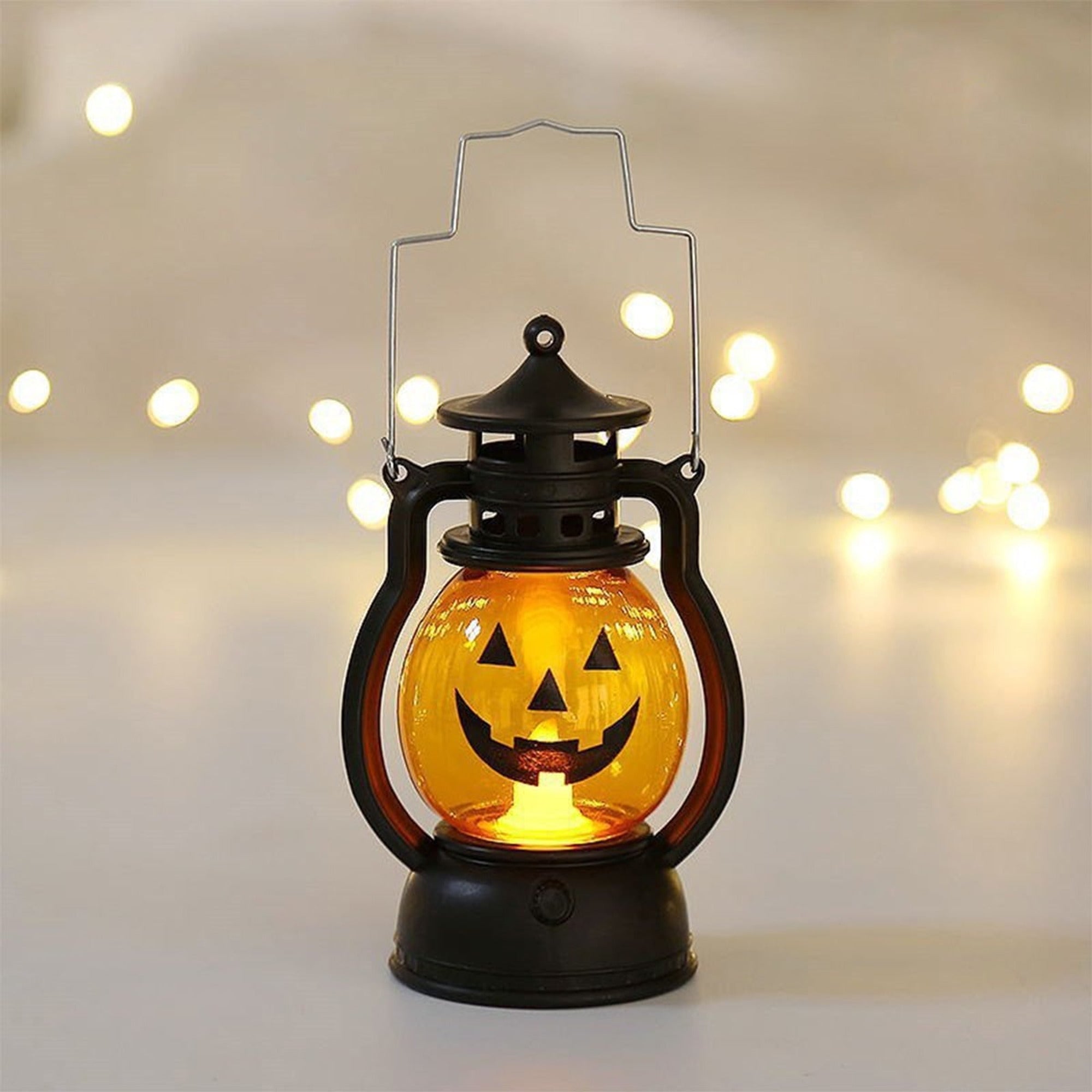 Halloween Pumpkin Lantern Ghost Oil Lamp Plastic Spooky Party Decoration - Image 4