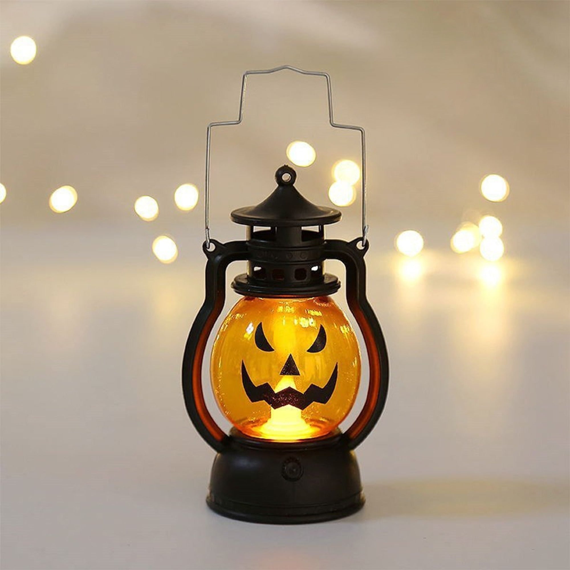 Halloween Pumpkin Lantern Ghost Oil Lamp Plastic Spooky Party Decoration - Image 5