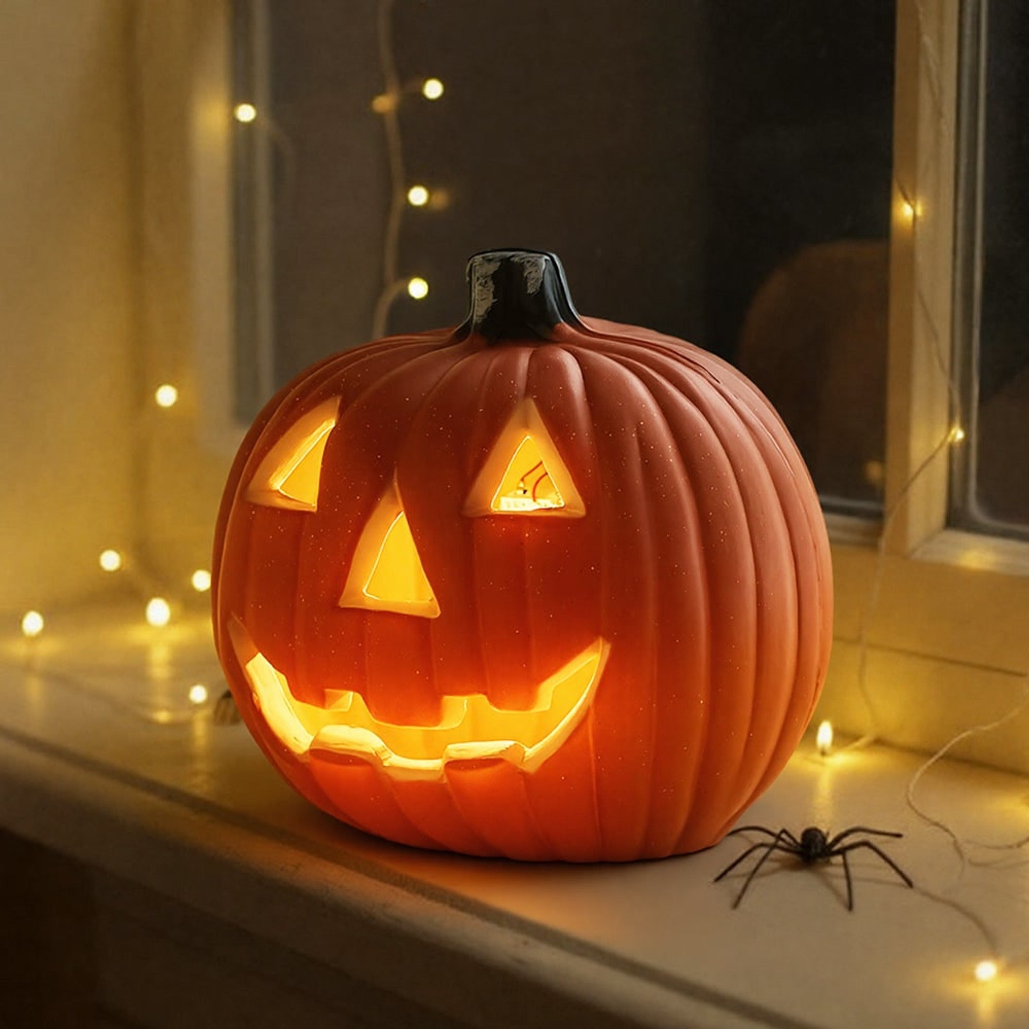 Halloween Pumpkin Lantern LED Battery Operated Halloween Decoration With Warm LED Light And Cordless Battery Operation - Image 6