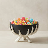 Halloween Skeleton Candy Bowl With Detachable Hands For Decor And Indoor Seasonal Use - Image 1