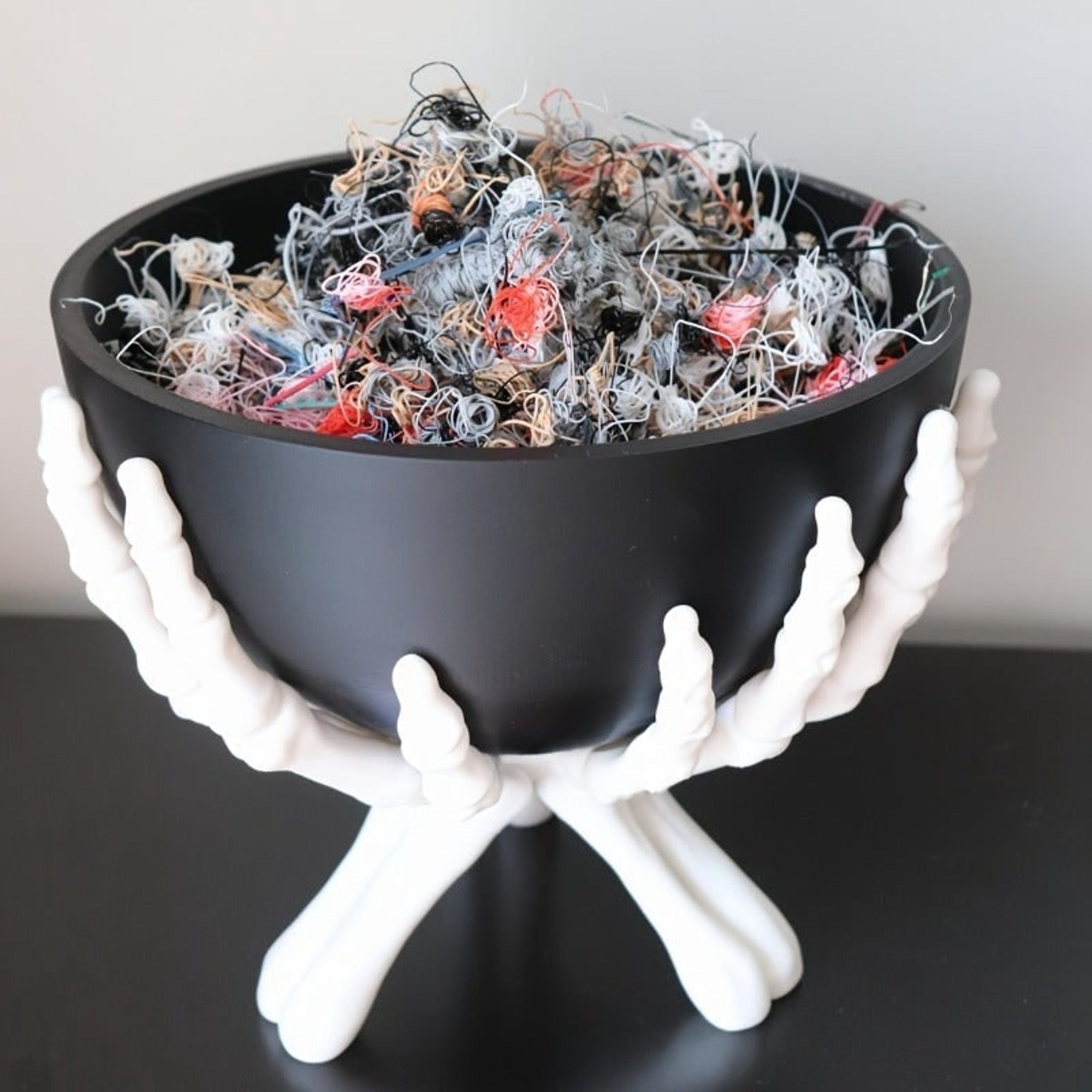 Halloween Skeleton Candy Bowl With Detachable Hands For Decor And Indoor Seasonal Use - Image 2