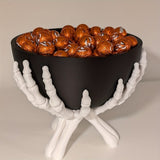 Halloween Skeleton Candy Bowl With Detachable Hands For Decor And Indoor Seasonal Use - Image 7