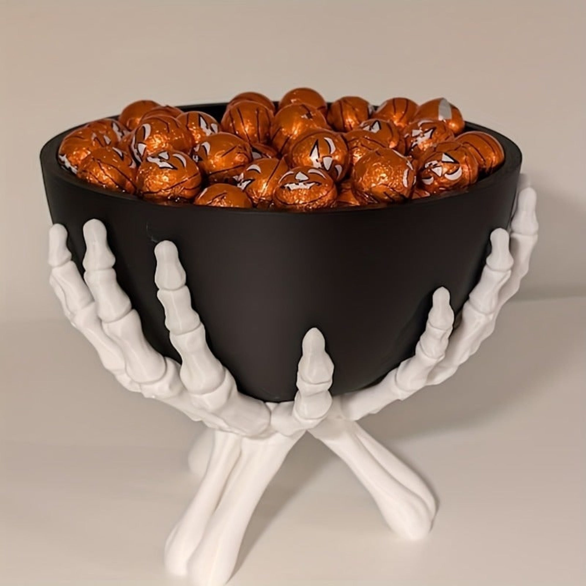 Halloween Skeleton Candy Bowl With Detachable Hands For Decor And Indoor Seasonal Use - Image 7