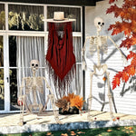 Halloween Skeleton Decor Posable Full-Body Outdoor Plastic - Image 5