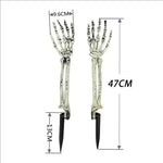 Halloween Skeleton Hand Solar Lights Outdoor Garden Stake Decor Powered - Image 4