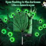 Halloween Solar Lights Garden Decor Stakes Eyeball Plastic Outdoor Yard - Image 5