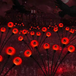 Halloween Solar Lights Garden Decor Stakes Eyeball Plastic Outdoor Yard - Image 2