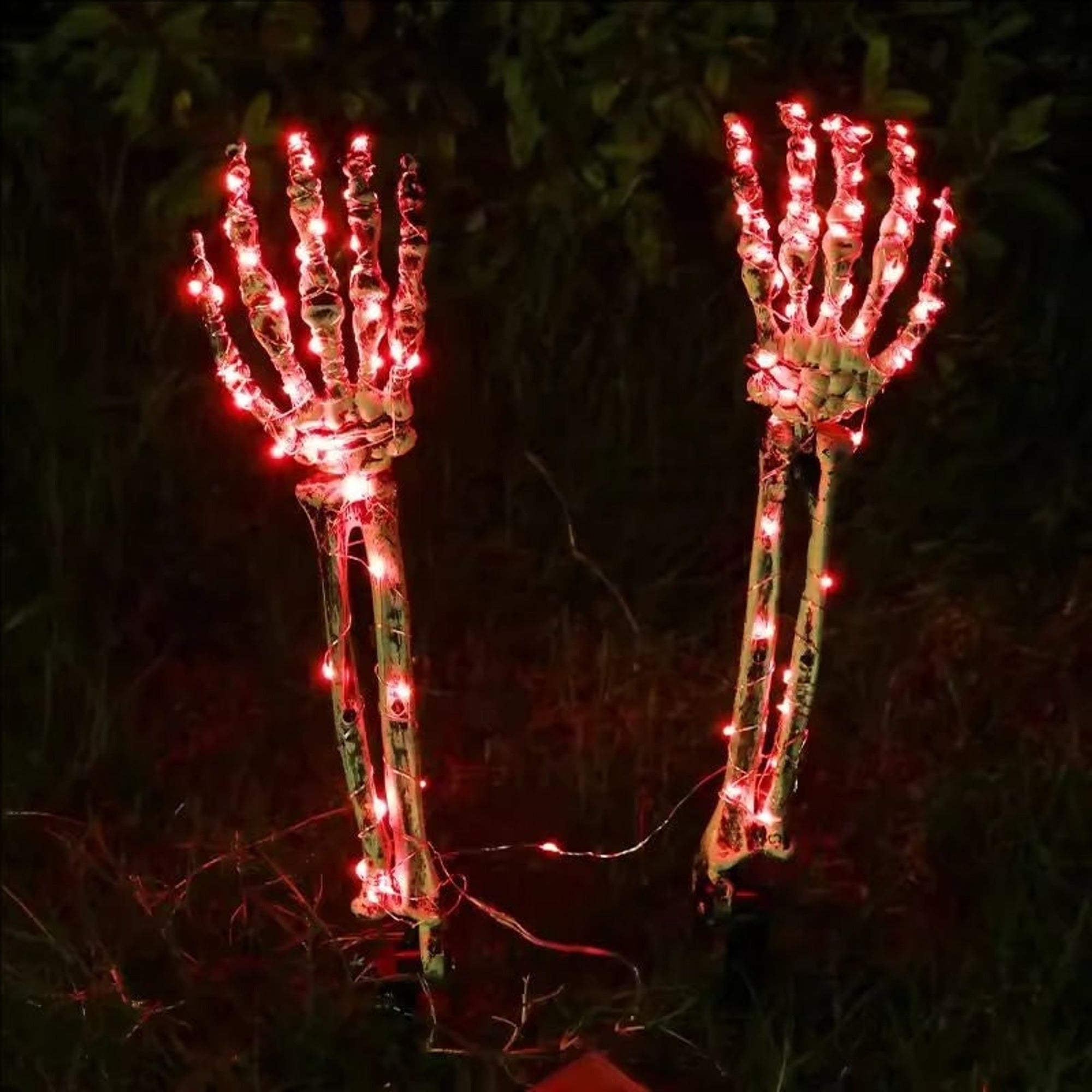 Halloween Solar Lights Skeleton Hand Outdoor LED Garden Stake Decoration - Image 6