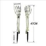 Halloween Solar Lights Skeleton Hand Outdoor LED Garden Stake Decoration - Image 4