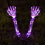 Halloween Solar Lights Skeleton Hand Outdoor LED Garden Stake Decoration - Image 7