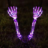 Halloween Solar Lights Skeleton Hand Outdoor LED Garden Stake Decoration - Image 7