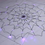 Halloween Spider Web Lights Outdoor Decoration With Remote Control USB - Image 6