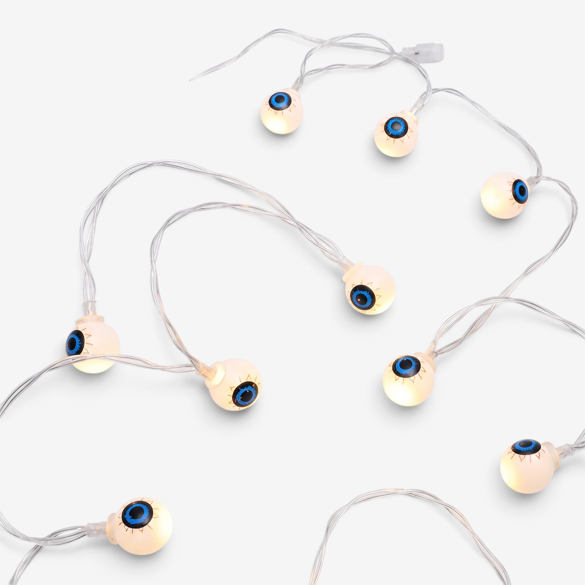 Halloween String Lights Eyeball Pumpkin Ghost LED Party Decoration Set - Image 1