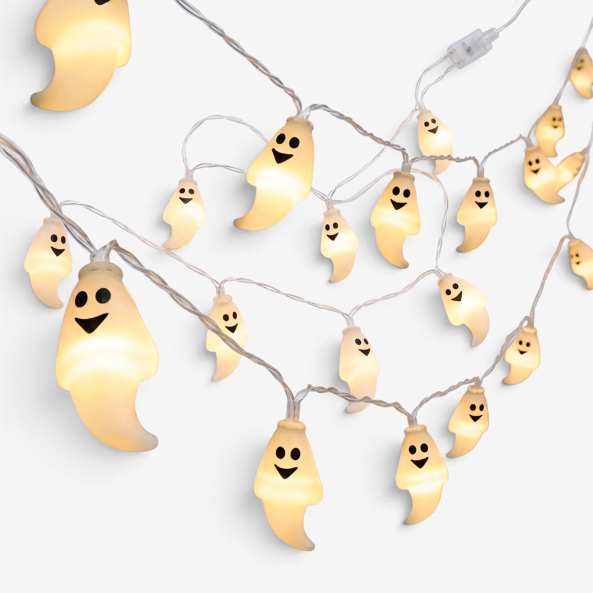 Halloween String Lights Eyeball Pumpkin Ghost LED Party Decoration Set - Image 2