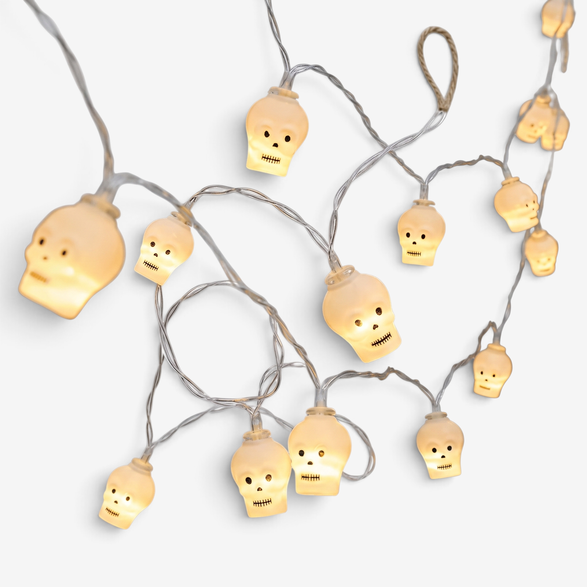 Halloween String Lights Eyeball Pumpkin Ghost LED Party Decoration Set - Image 4