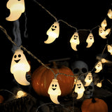 Halloween String Lights Eyeball Pumpkin Ghost LED Party Decoration Set - Image 5
