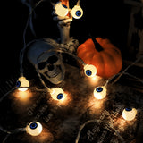 Halloween String Lights Eyeball Pumpkin Ghost LED Party Decoration Set - Image 8