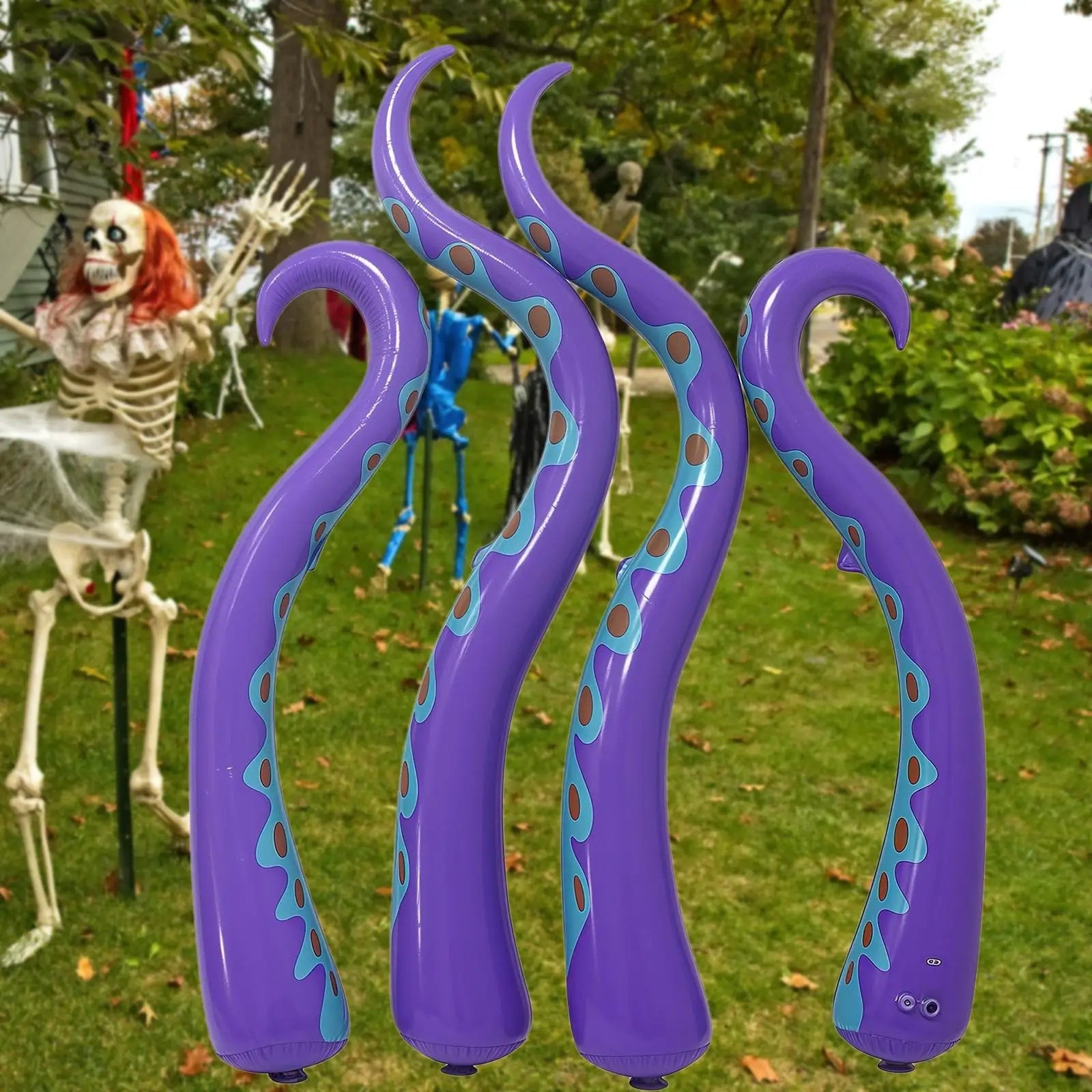 Halloween Tentacle Inflatable Tentacles Giant Inflatable Octopus Tentacles Scary Halloween Decorations Waterproof And Tear Resistant - Image 1