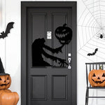 Halloween Window Decals Black Silhouette With Red Eyes Spooky Monster Cutout For Windows And Doors - Image 5