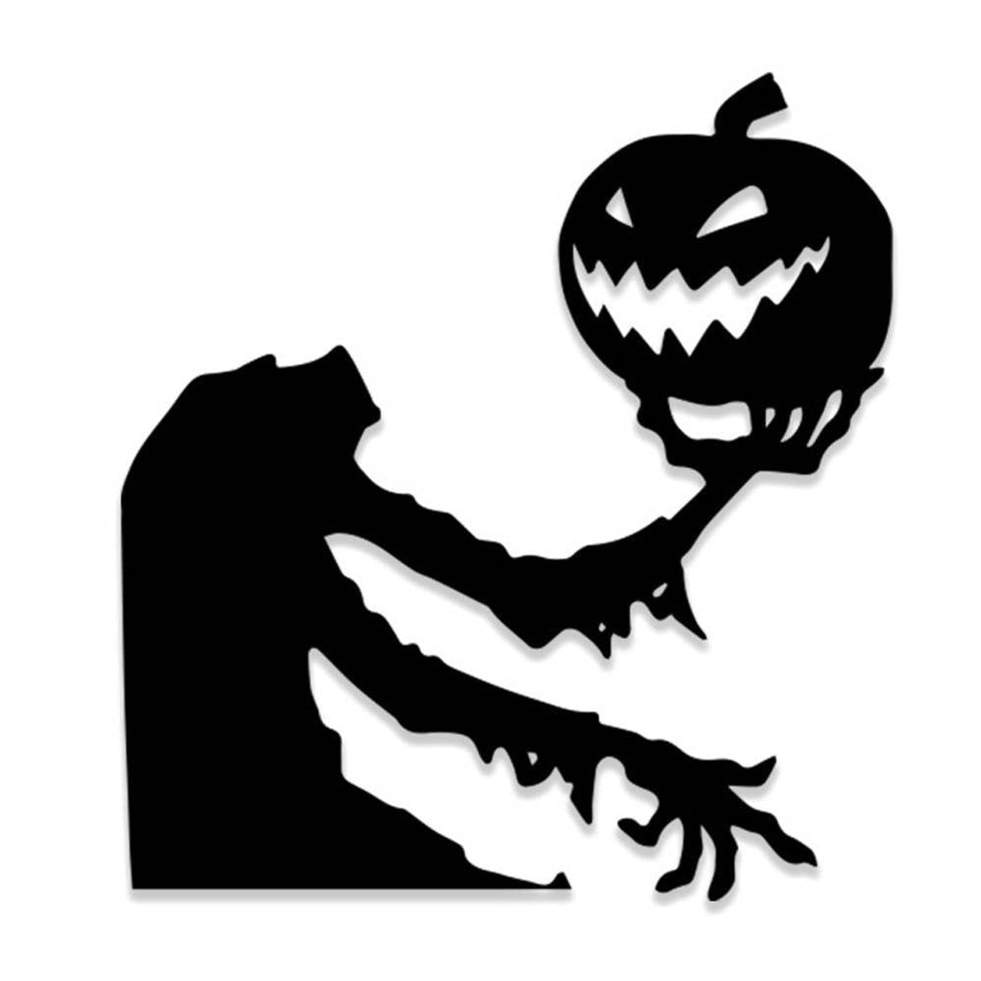 Halloween Window Decals Black Silhouette With Red Eyes Spooky Monster Cutout For Windows And Doors - Image 6