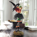 Halloween Witch Figurine Multicolor Indoor Decorative Figure For Decor Resin Construction Lightweight Design For Display - Image 12