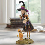 Halloween Witch Figurine Multicolor Indoor Decorative Figure For Decor Resin Construction Lightweight Design For Display - Image 11