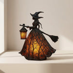 Halloween Witch Lantern Battery Operated LED Night Light Halloween Lanterns & Candlelight - Image 1